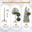 Arbre de Noël enneigé The Holiday Aisle® avec aiguilles de pin 680 branches et 200 lumières DEL-1601805766