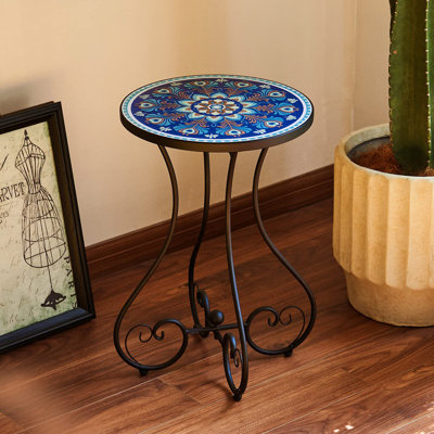 Brandeis Round 35.5cm L Outdoor Side Table