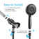 8 Function Shower Heads With Handheld Spray, High Pressure Shower Handle Set With 4.7 Inch Shower Sprayer