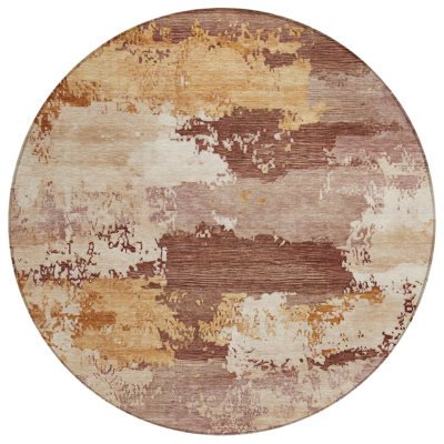 Machine Washable Indoor/Outdoor Karr ACN2372 Abstract Rug