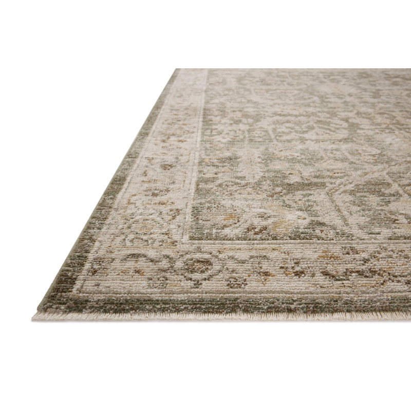 Tapis naturel Magnolia Home par Joanna Gaines x Loloi Pace Forrest, Rectangle 5 pi 3 po x 7 pi 6 po