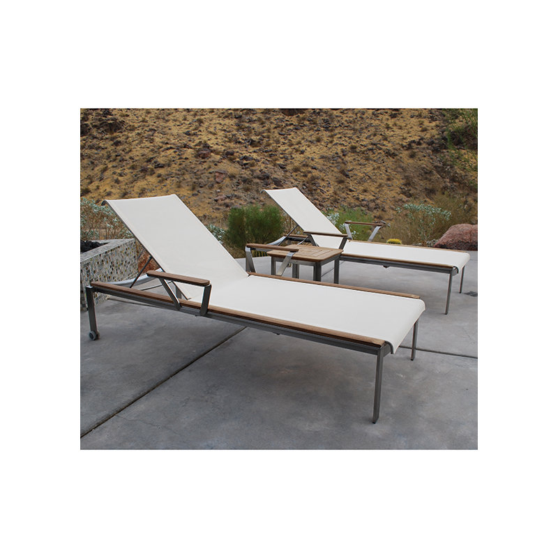 Tivoli Outdoor Chaise Lounge, Cream, No