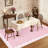 Washable 2x6 Runner Rug Gray Long Non-Slip Carpet Foldable Bordered Low Pile Stain-Resistant Indoor Accent Mat