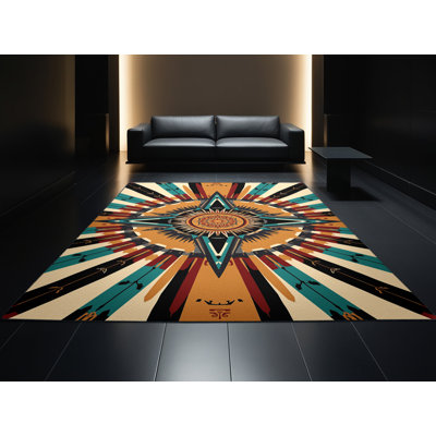 Tapis noir éclatant et éclectique ultrarésistant à la machine lavable à la machine - noir