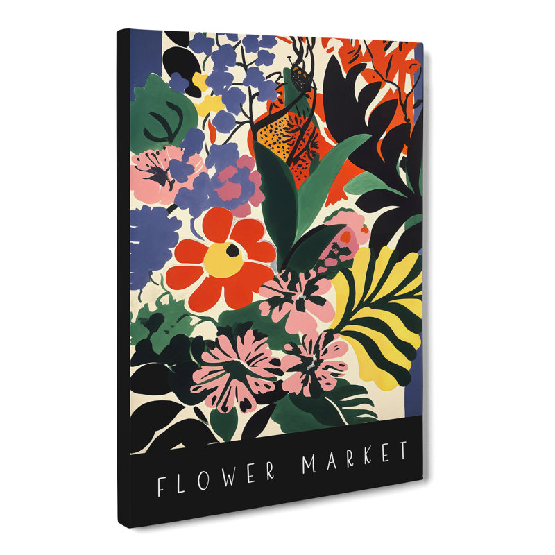 A Flower Market Exhibition No.10 - Wrapped Canvas, 60cm H x 40cm W x 3cm D