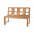 Ilarie Solid Wood Teak Outdoor Bench-219734596