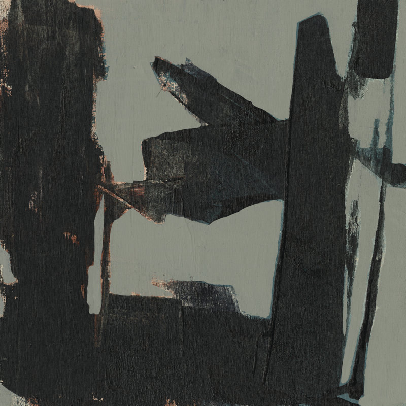 Ode An Kline II by Jennifer Goldberger - Wrapped Canvas Painting, 30cm H x 30cm W