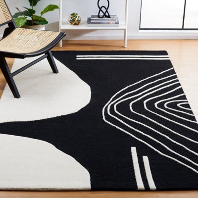 Alisan Abstract Wool Hand Tufted Area Rug