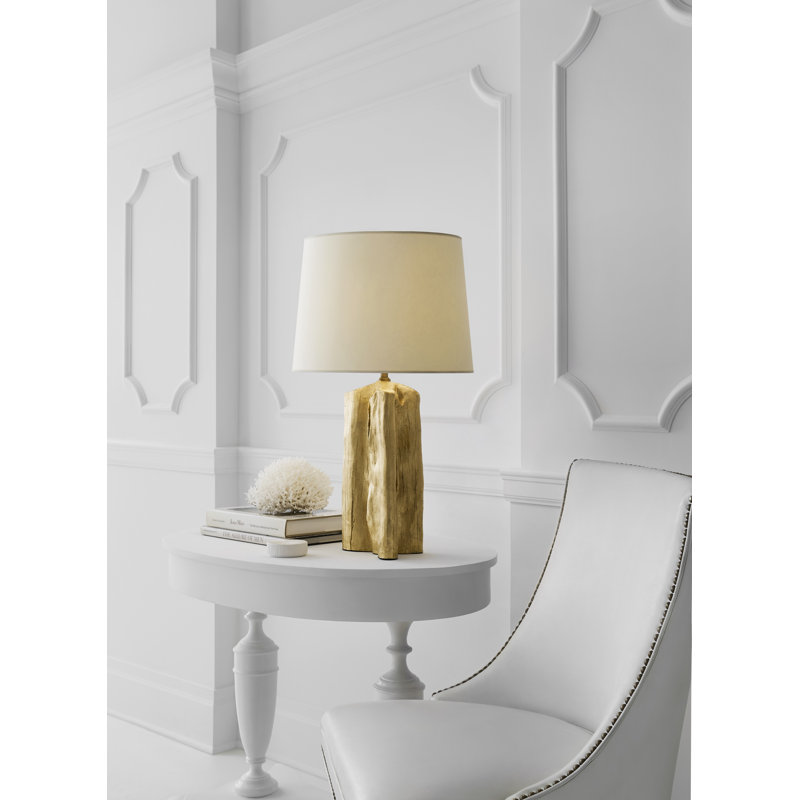 Thomas O'Brien Sierra Buffet Lamp, Plaster White, Fabric