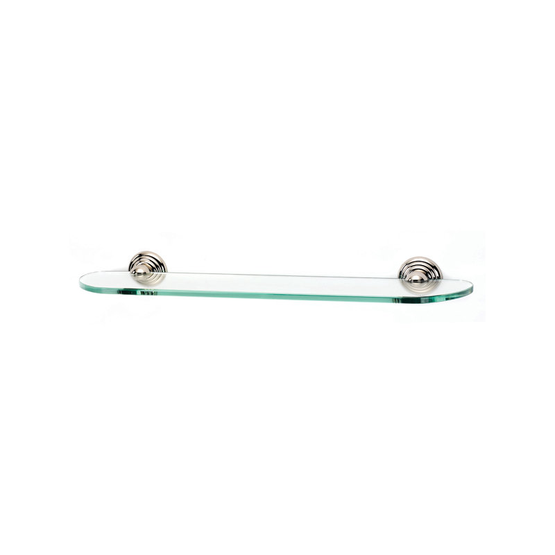 Embassy Wall Shelf, Polished Nickel