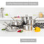 Viking Professional 5-Ply Stainless Steel 10-Piece Cookware Set