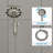 4.7" Multi Function Rain Dual Shower Head-73302917
