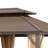 20 Ft. W X 12 Ft. D Hardtop Patio Gazebo, Outdoor Hardtop Gazebo With Double Roof