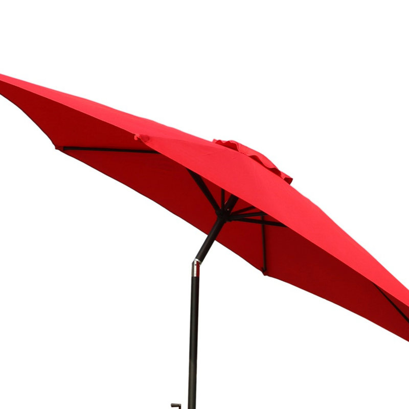 Parasol 9 'avec sac de transport, Rouge