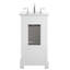 Meuble-lavabo simple 19 po Hermes-2016594819