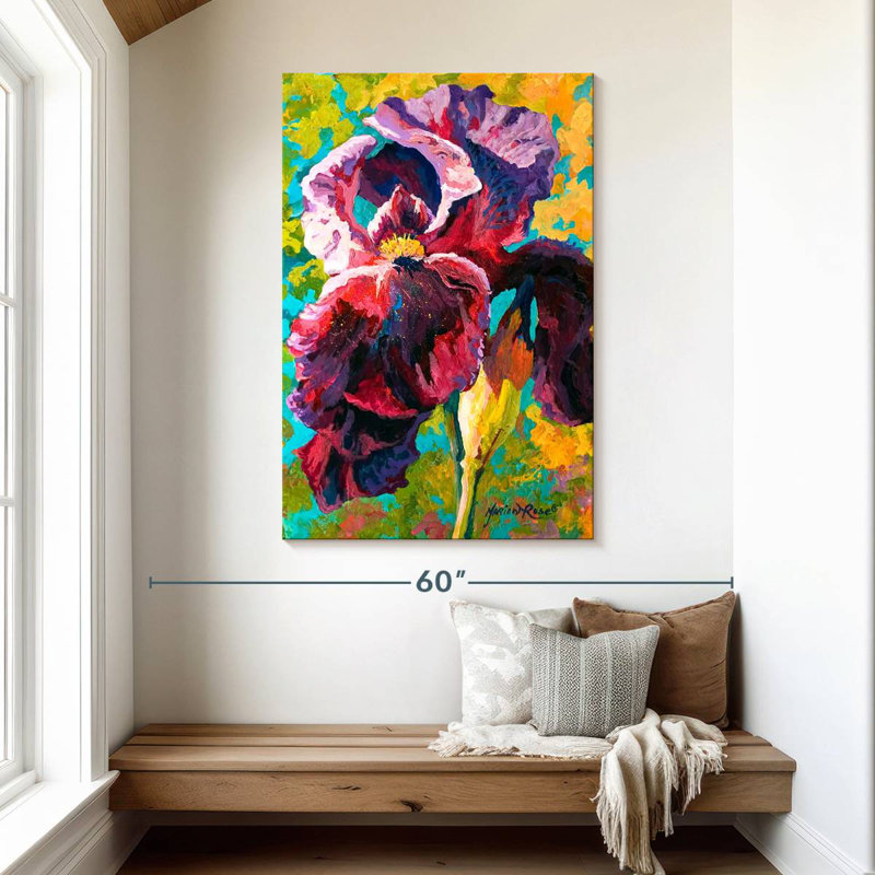 Iris Study I, 48" H x 32" W