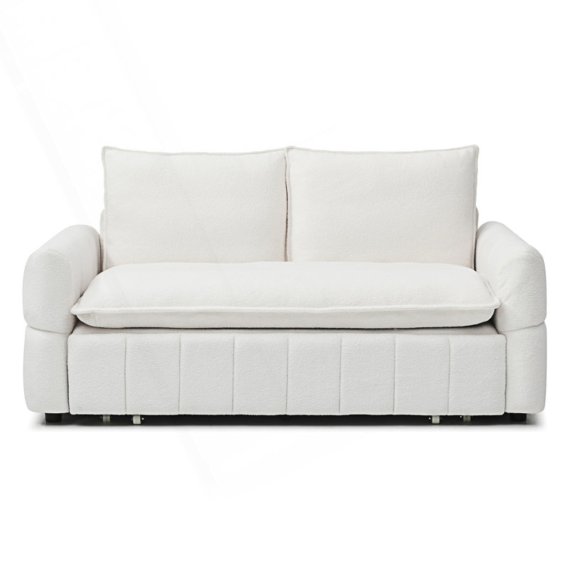 Canapé-lit, canapé-lit, canapé-lit escamotable 3 en 1, Beige