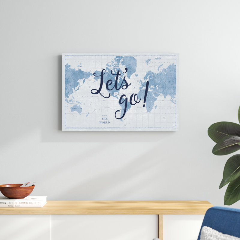 Plan du monde «Lets Go», H 20 po x l 30 po