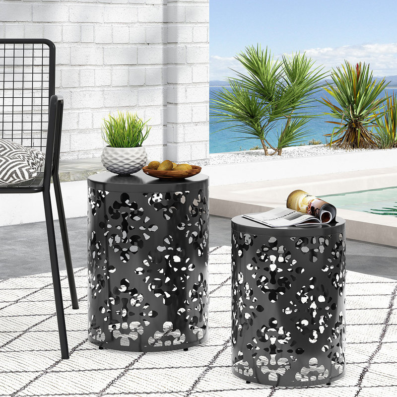 Metal S/2 End Table