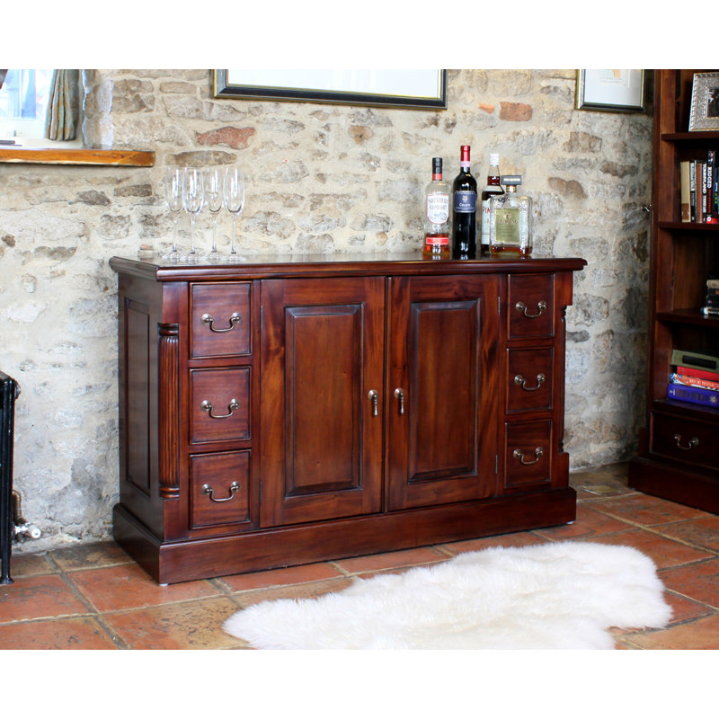 Anshum 125cm Solid Wood Sideboard