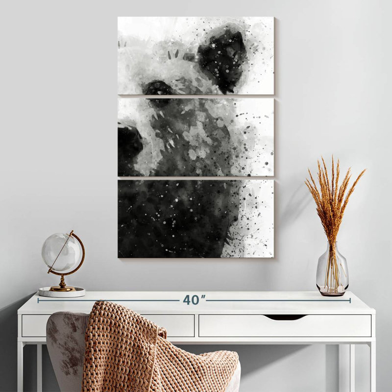 Brampt Bear At Attention, 38" H x 24" W
