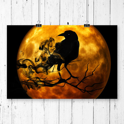 Raven Bird Art - Frameless Print