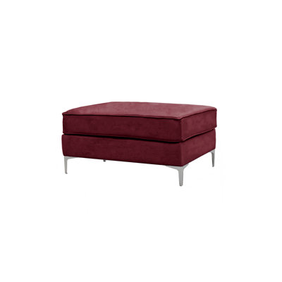 Georgio 93cm Wide Velvet Rectangle Ottoman