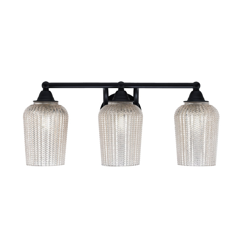 Barre d'éclairage de salle de bain 3 lumières Paramount, Beige