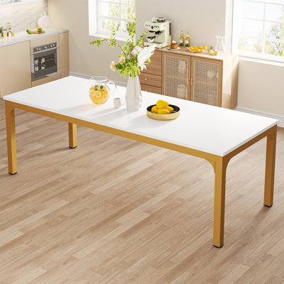 Lamekia Metal Base Dining Table