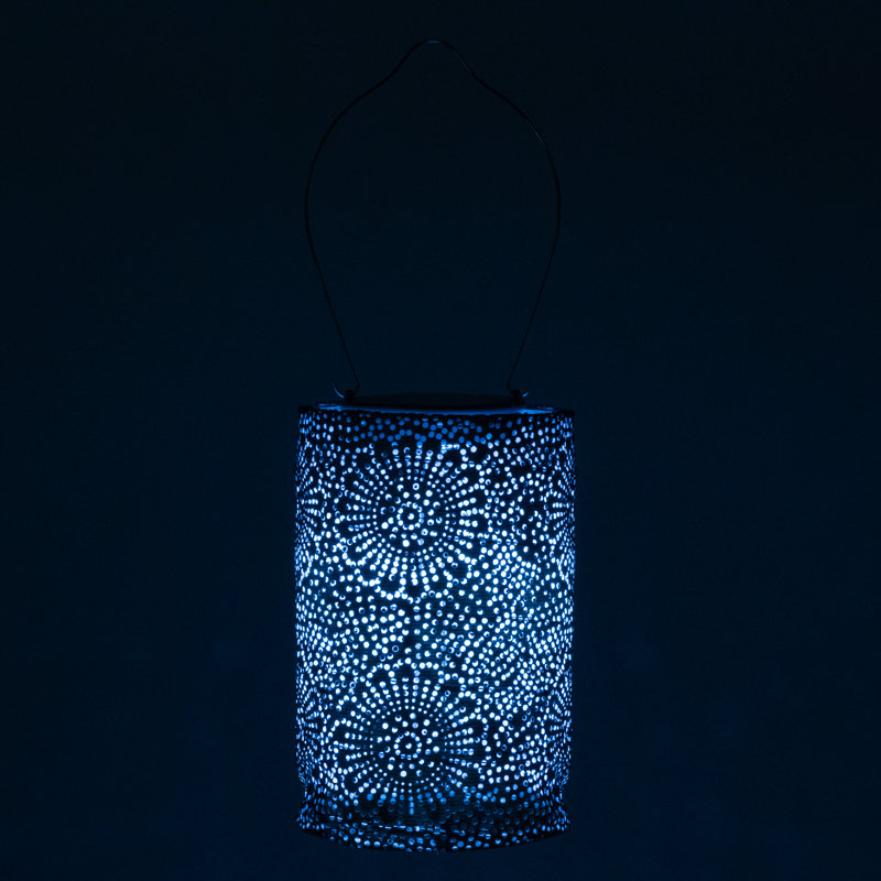 7.5'' Solar Powered Integrated LED Outdoor Lantern