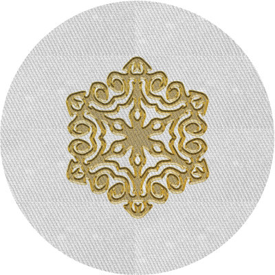 Tapis doré / blanc Power Loom