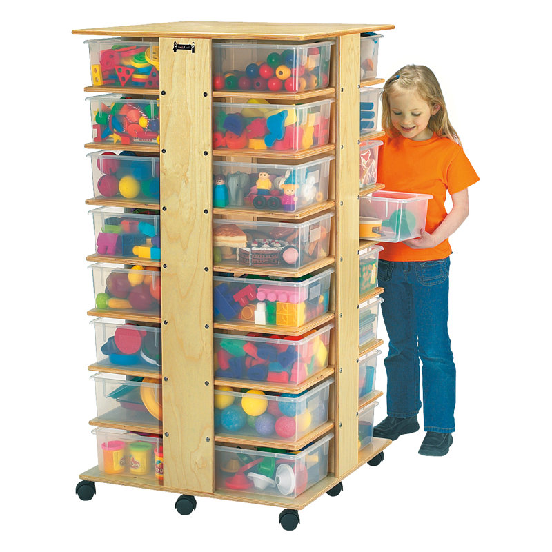 Tour tubulaire Jonti-Craft 32, Avec des bacs transparents