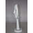 Lawayne Modern Art White Thinking Head Statue Made of Resin Size: 6" x 4" x 16"H