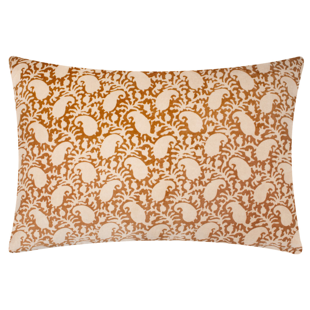 Boteh Abstract Rectangular Throw Cushion Cover