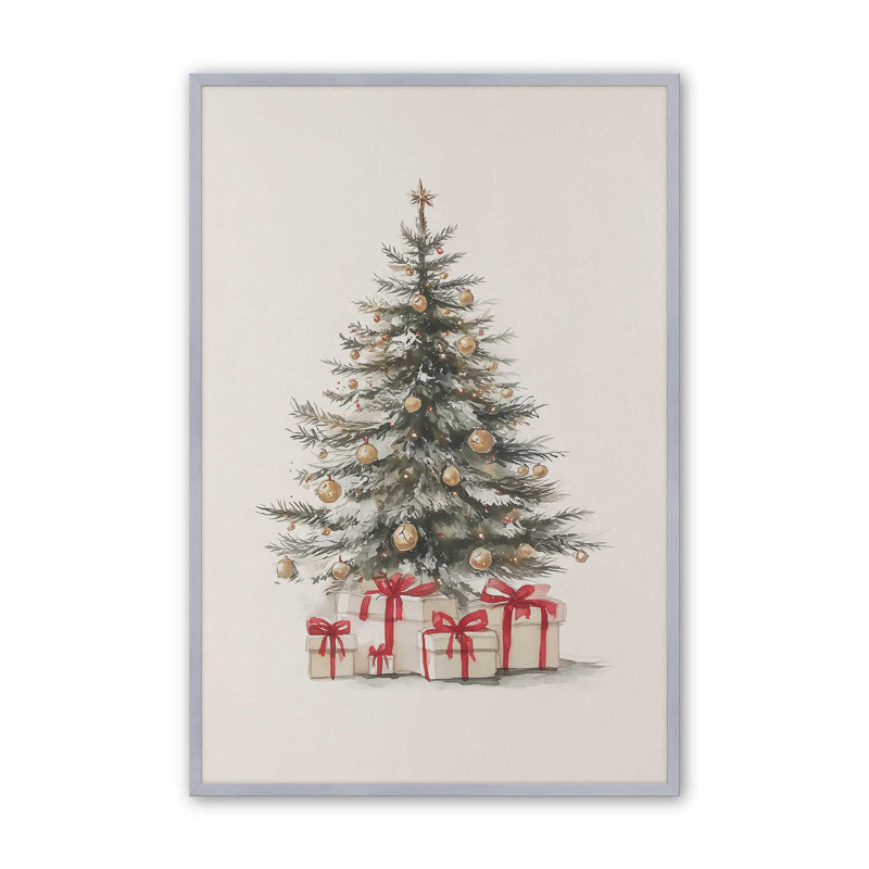 Reproduction d'art cadeaux dorés, 16 po x 20 po, Chrome poli