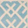 Fung Hand Woven Flat Weave Wool/Cotton Geometric Rug in Light Blue/Ivory