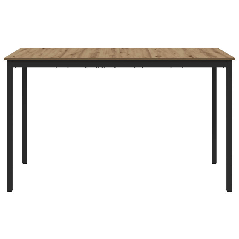Standing Bar Table Engineered Wood, 105cmH x 180cmL x 90cmW, Light Brown