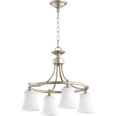 Herman 4 - Light Wagon Wheel Chandelier