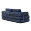 Canapé-lit convertible, canapé-lit pliant en velours côtelé, matelas de lit futon avec oreillers, canapé désossé pour le salon et la chambre à coucher-290227385
