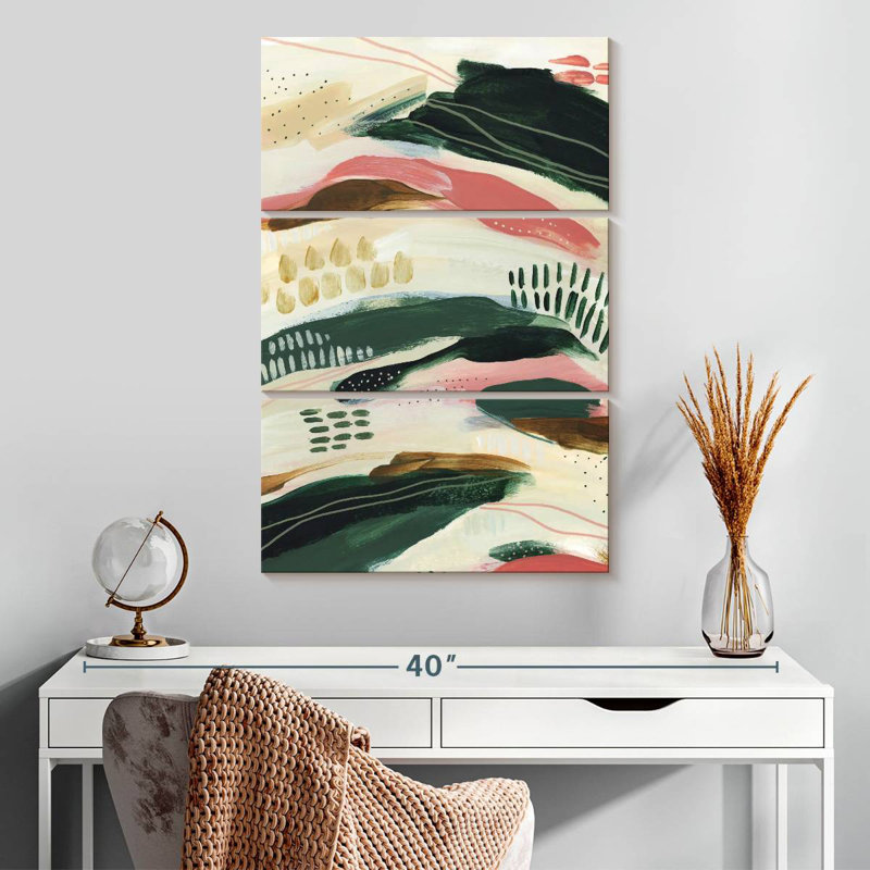 Avery Tropical Flow Abstracts Pattern II, 32" H x 20" W