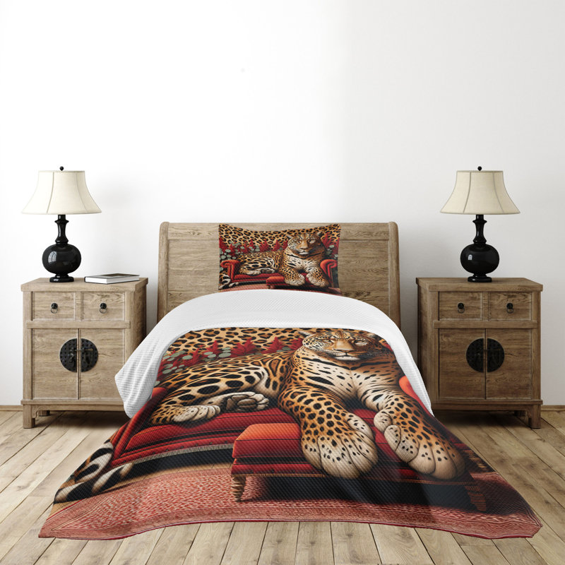 Polyester Coverlet, Twin Coverlet / Bedspread + 1 Standard Sham