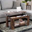 Barrymore Lift Top Coffee Table with Storage Hidden Compartments and Shelf Living Room Furniture-1455842054