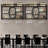 55" Upgrade Metal Wall Mounted Wine Rack, 3 Tier Bar Shelves With Glass Holder, Large Capacity Modern Liquor Shelves For Home Bar, Dining Room & Kitchen, Black-818581718-818581705