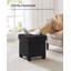 38cm Wide Square Solid Colour Cube Ottoman with Storage