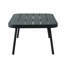 Causeuse et table en acier Mariano, blanc cassé et gris-1053617024-1053617025