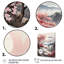 Rose, montagne du Japon, printemps, fleurs de cerisier III - Japon, art mural-1850886299-1850886244