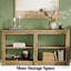 Table d'appoint, console, table d'entrée à 3 niveaux