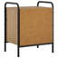 40 cm W Galvanised Steel Bedside Table