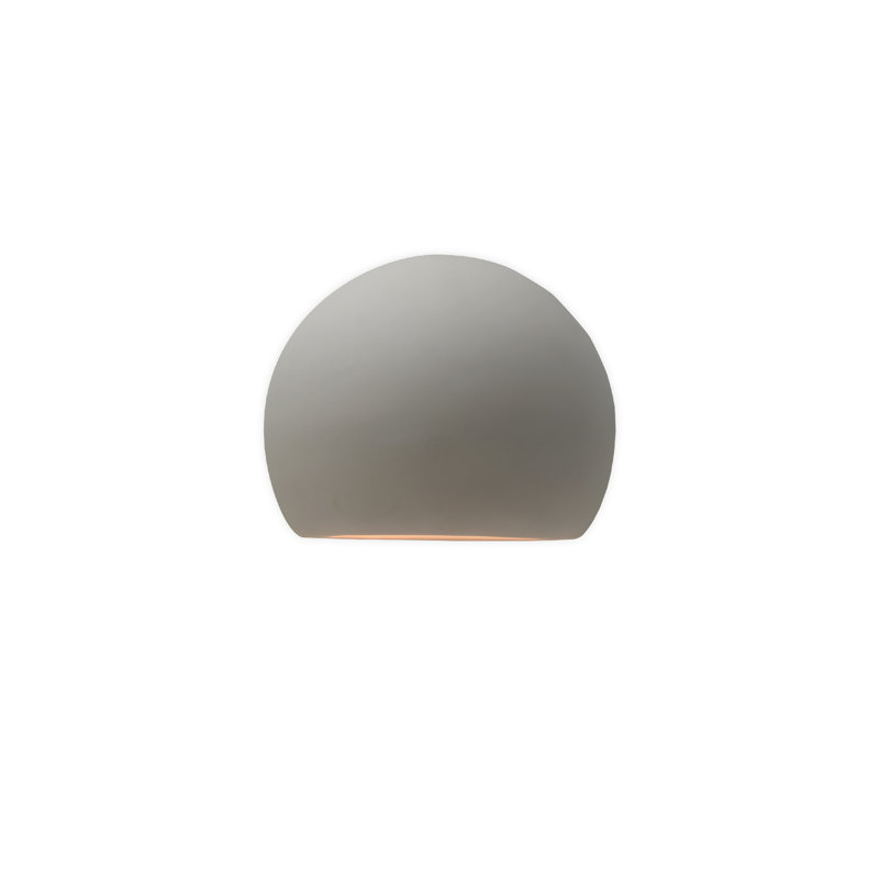 Azem Ceramic LED Wall Sconce, Bisque