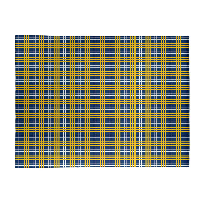 Plaid Indoor Rug, Rectangle 9' x 12'